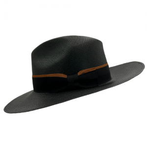 Genuine Panama Hat Valentino Black Extra Fino