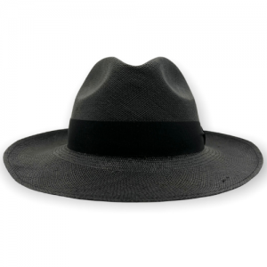 Genuine Panama Hat Berlin Black Fino