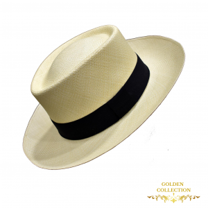 Genuine Panama Hat Kerri Super Fino Golden, Montecristi